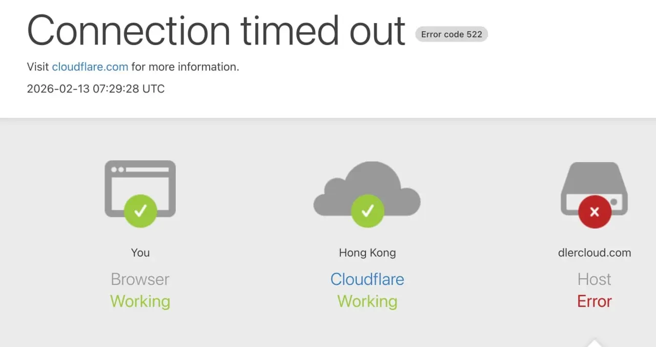 DlerCloud 墙洞官网无法访问打不开